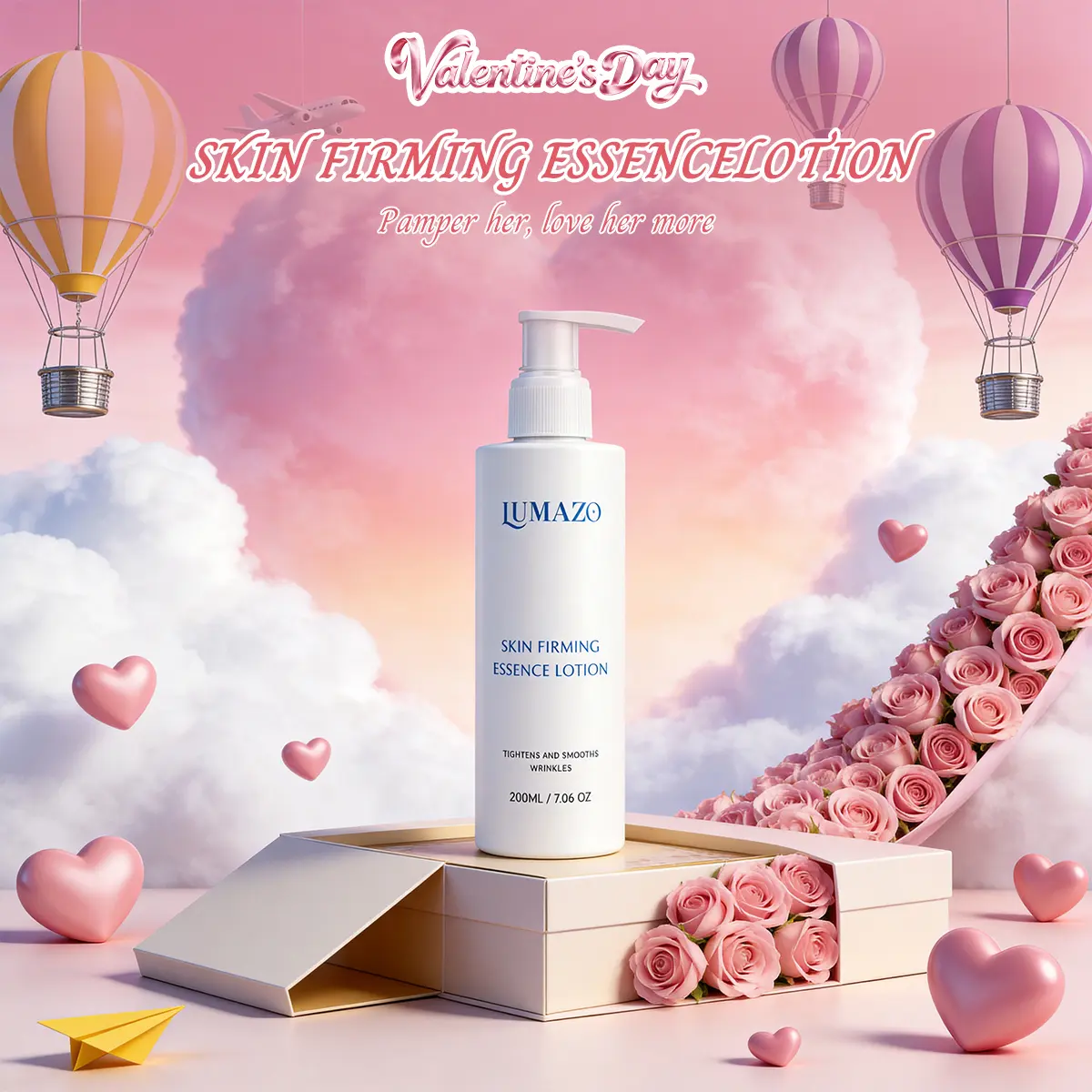 Hydrating Body Lotion and Facial Serum Set, Daily Cosmetic Moisturizer for Comprehensive Face and Body Skin Care