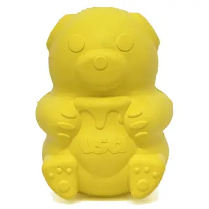 SodaPup Large Honey Bear Tough Rubber Dog Chew