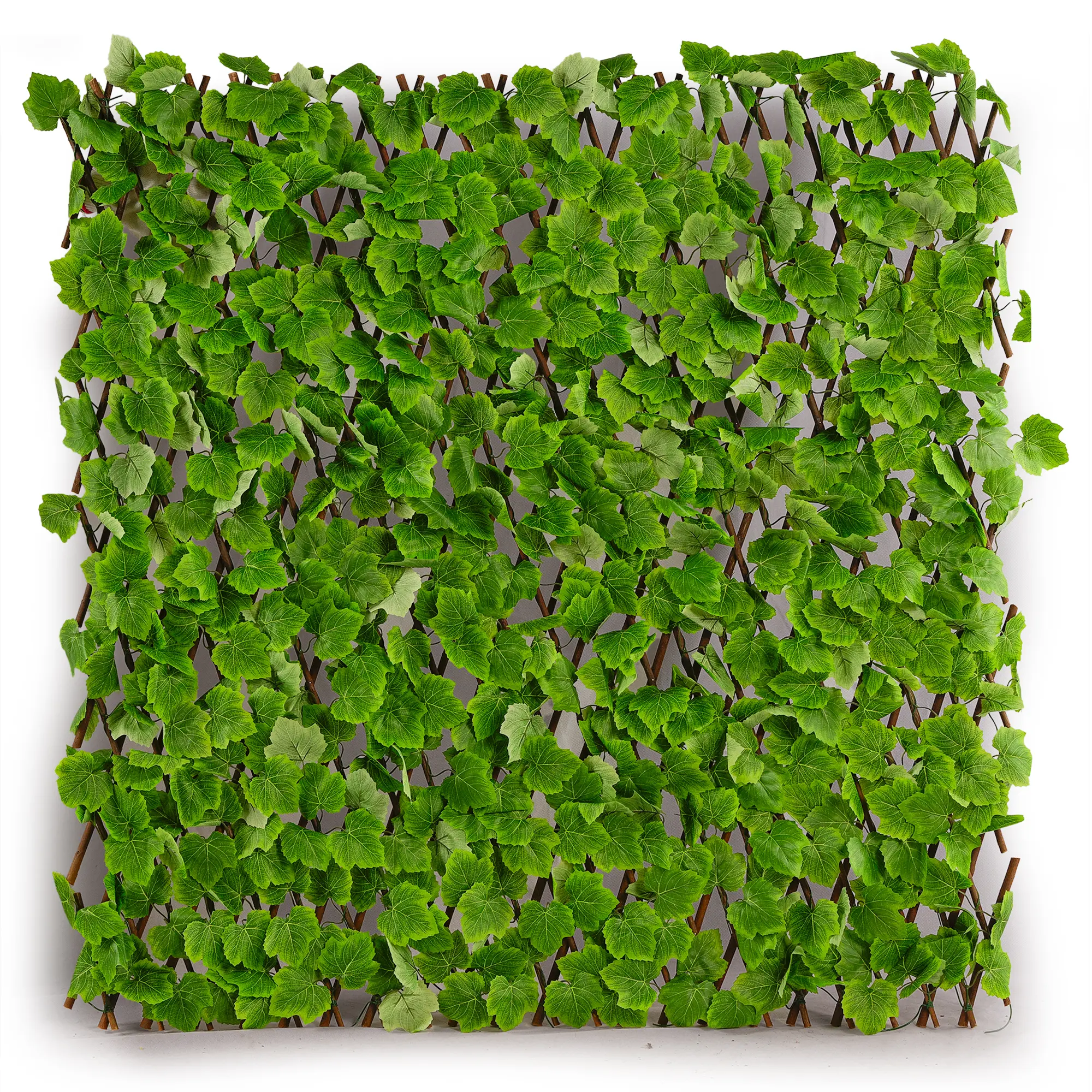 Expandable Privacy Fence Screen, 47"x14" Artificial Ivy Panel with Realistic Leaves, Easy-Install Decor for Garden Balcony Patio, Greenery Wall & Outdoor Landscape Accent, Decorative Garden Fences, Artificial Ivy Decorative Fences, Greenery Wall Panel Dec