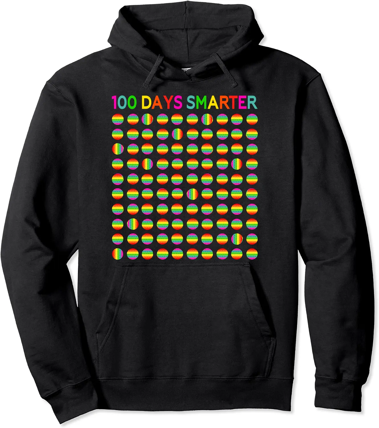 100 Days Smarter Bubble Popper Fidget Toy 100 Days of School Pullover Hoodie - Hufsakha Shop 48B09NPRVPHH