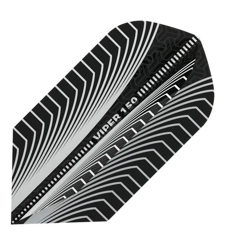 V-150 Slim Dart Flights with Sleek Graphics, Durable 150 Micron Construction for High Tensile Strength, Enhance Your Game with Extensive Customization, Dart Game, Subtle Texture, Unprecedented Control, Uv Graphic