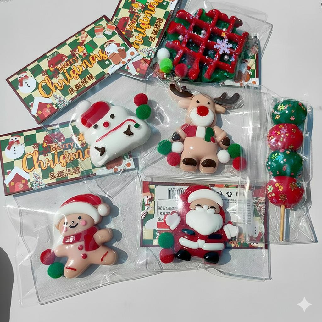 Christmas squeezeable toys, soft quick rebound , relieve stress.Christmas Snow Man Squishies - Rebound Stress Relief Toys.gifts for kids