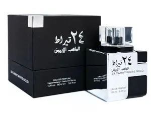 24 CARAT WHITE GOLD (MEN) perfume by lattafa perfume 3.4oz(100ml)