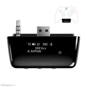 Bluetooth 5.2 Wireless Audio Adapter for Xbox One, Xbox Series X |   S and Elite 2 Controller, Xbox Mic Adapter with Screen Supports Low LatencyAUrbanNook2AB12PeakVibe