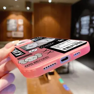 Violent Bear, cartoon image, colorful silver shell, protective, drop-resistant, suitable for iPhone 11 12 13 14 15 16, iPhone 16 PLUS, iPhone 16 PRO MAX, iPhone 16 PRO, iPhone 16E, iPhone XR, iPhone X/XS dedicated phone case.