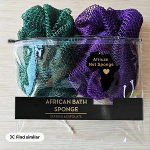 2 PCS Authentic African Exfoliating Net Bath Sponge#Summervibes