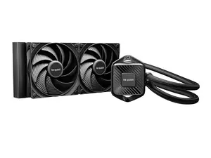 bequiet! PURE LOOP 3 240mm Black CPU liquid cooler for heavily overclocked systems, 2x Pure Wings 3 PWM high-speed fans, Daisy chained PWM fans, PWM pump features 6-pole motor with 3 phases BW027