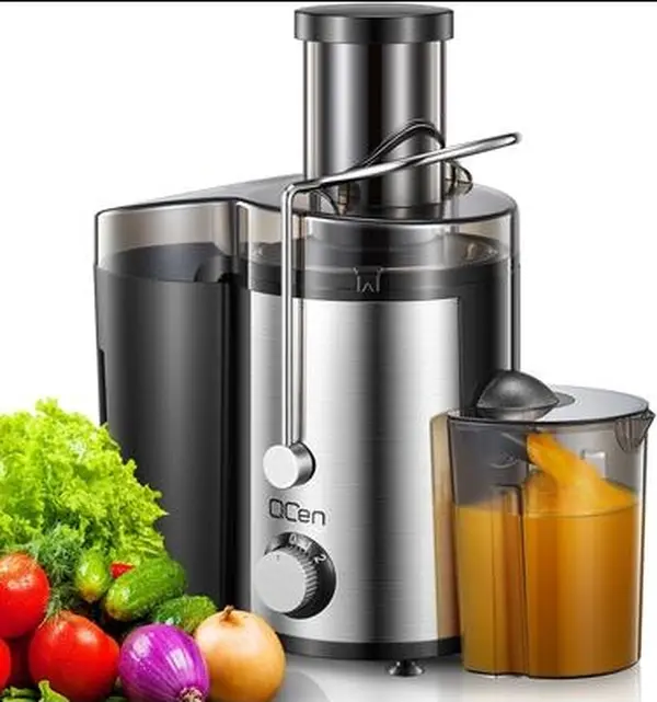 Ocen 800w Juicer Extractor - Stainless Steel, Wide feed, 2-Speed