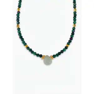 Collar Piedras Naturales Jade