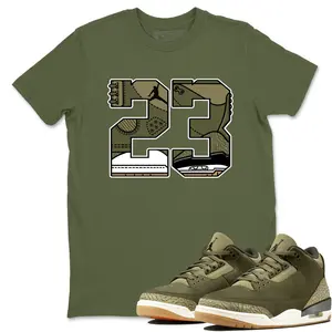 Unisex T-shirt To Match Sneakers Jordan 3 Family Affair - Number 23. 100% Cotton for Casual Wear. Comfortable Summer Unisex T-Shirt to match Jordan Sneaker. Streetwear Style. urban outfitters