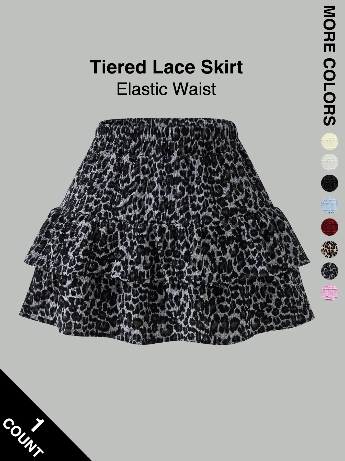 Women's Tiered Pleated Ruffle Mini Skirt, High-Waist Woven Double-Layer Flared Design Skirt with Built-In Shorts, Casual & Back-to-School Wear, Comfortable and Soft Fabric, Fit