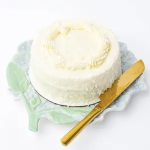 Hydrangea Baby Blue Ceramic Serving Platter - 13 in