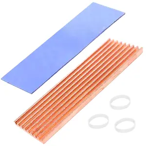 M.2 2280 SSD Heatsink Copper, 70x21x2mm Laptop NVMe M.2 Heatsink with  Thermal Pad for 2280 M2 SSD Laptop