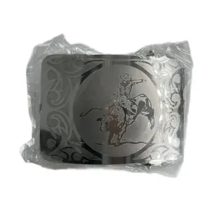 Men's Steel Belt Buckle Ebilla para Cinto de Acero Inoxidable with Unique Design and Iconic Figure