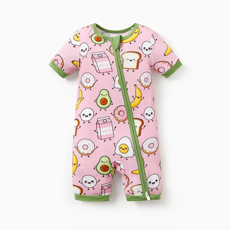 short pajamas Light Pink