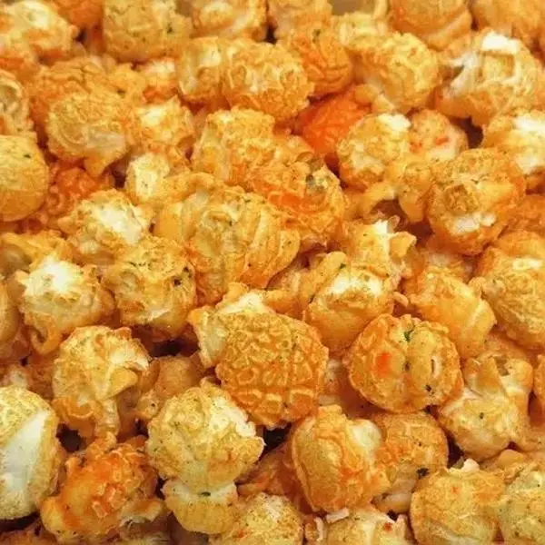 Cheddar Cheese Kettle Corn - Snack Food Product Image Description Included