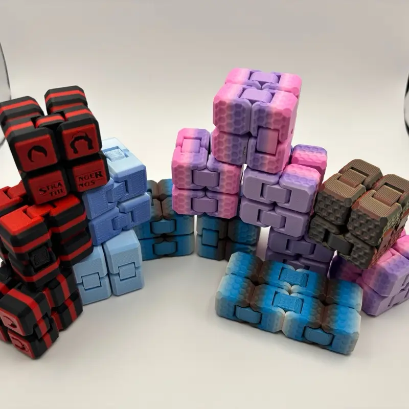 Infinity Cube Fidget Flip. Fold. Relax. Repeat toy
