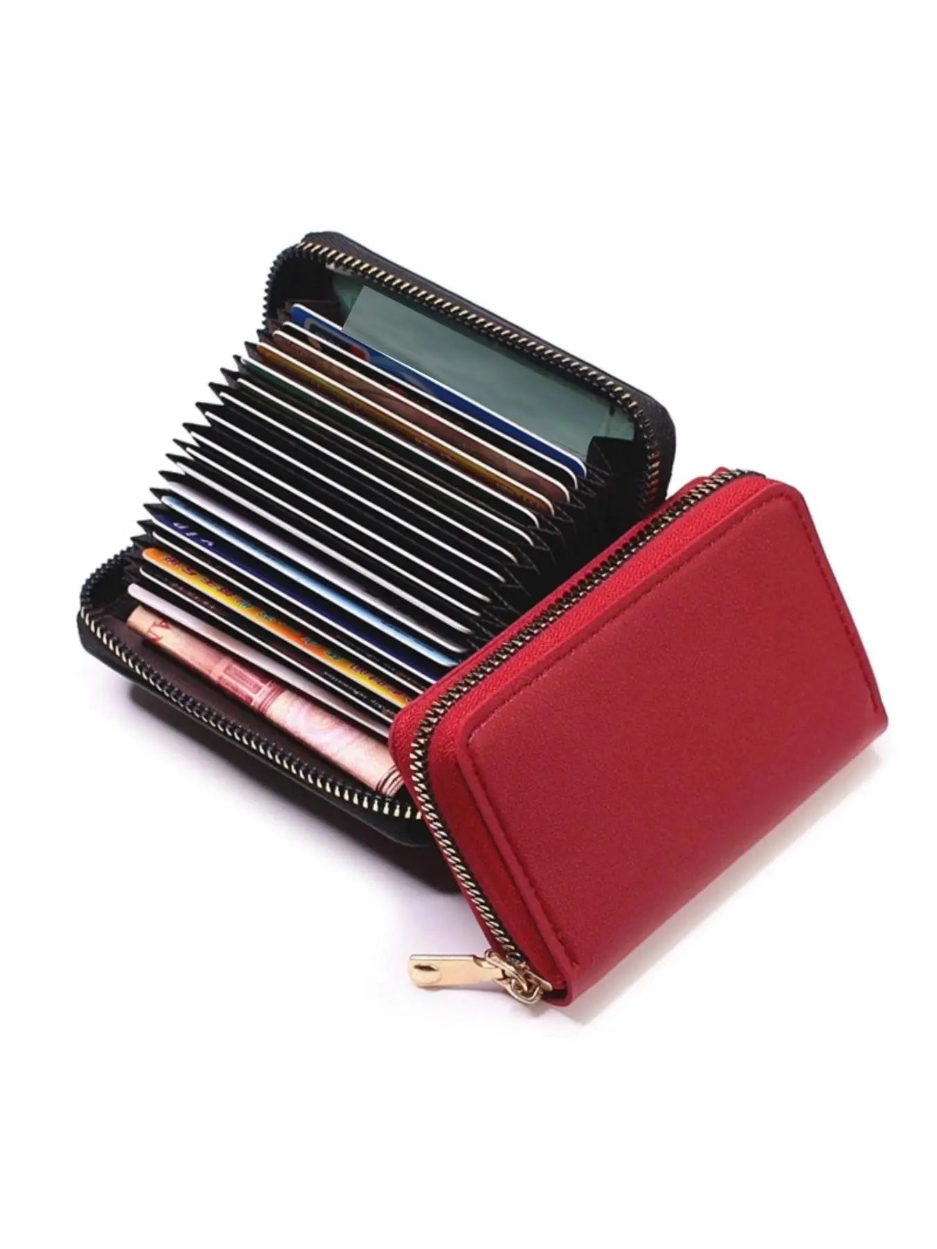 Women's Zip Multi-card Card Holder, Trendy Minimalist Plain Color Wallet for Women, Stylish Women Purses, Everyday Purse, Cute Accessories As Gift
