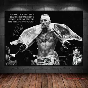 Conor McGregor Poster Champion Boxer Motivational Posters