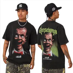 Trending Vintage Goosebumps Living Dummy T-Shirt, Drippy Outfits, Drippy Clothing, Retro Shirt, Menswear, Unisex, Crewneck Cotton Hoodie, Sweatshirt