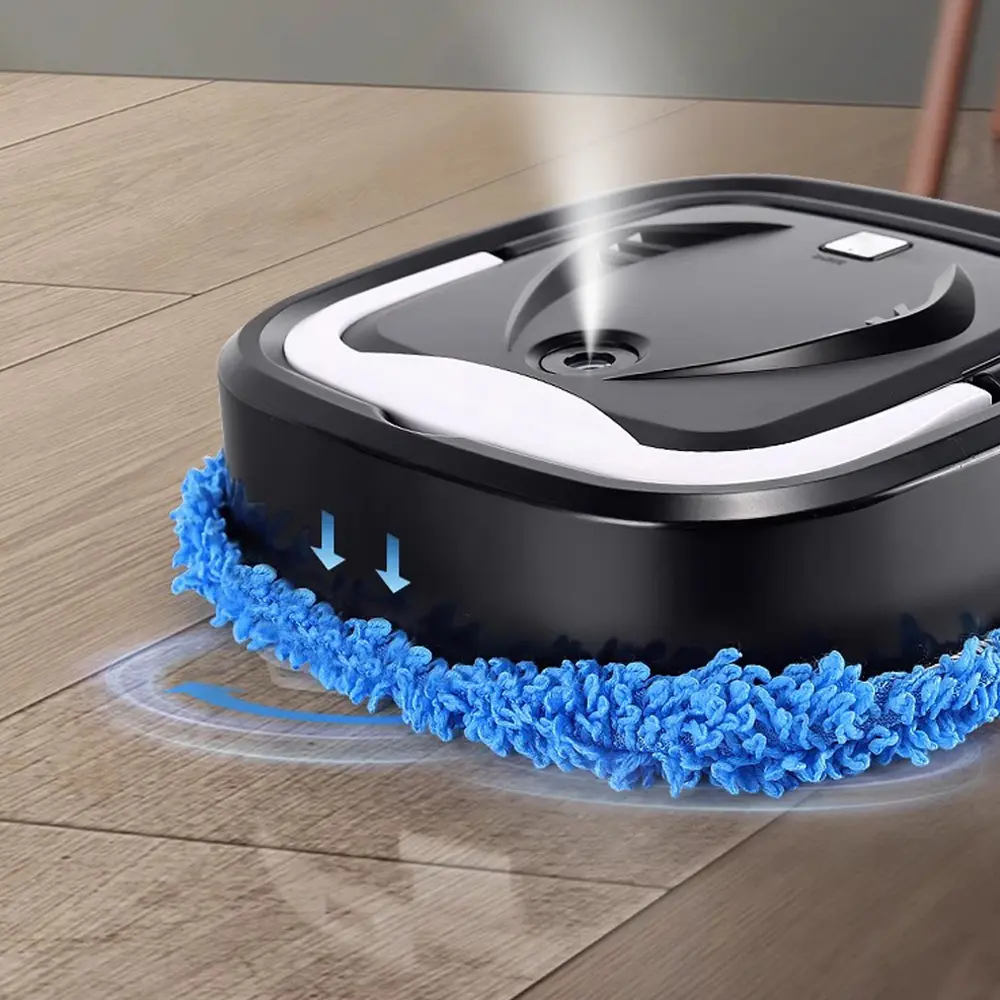 Full automatic spray robot, 360 ° omnidirectional humidification function, purified air mobile aromatherapy machine can be used for both wet and dry in bedroom, living room, living room, study, toilet and kitchen household floor