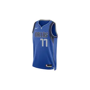 NBA MAVERICKS 'DONCIC 77' 22/23 ICON EDITION SWINGMAN JERSEY "Blue/Navy/White" DN2002 480 NBA MAVERICKS 'DONCIC 77' 22/23 ICON EDITION SWINGMAN JERSEY "Blue/Navy/White" DN2002 480