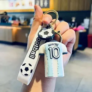 Creative Trendy Cartoon Soccer Jerseys with International Flag Soccer Hangings Argentina