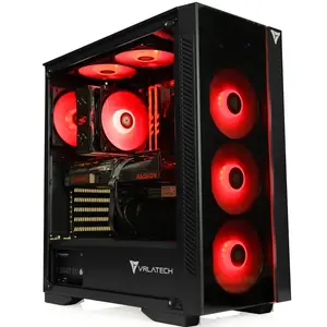 VRLA Tech Radeon RX 9070 AMD Ryzen 5 7600 32GB 6000 DDR5 1TB NVMe 750W PSU Windows Gaming PC Desktop