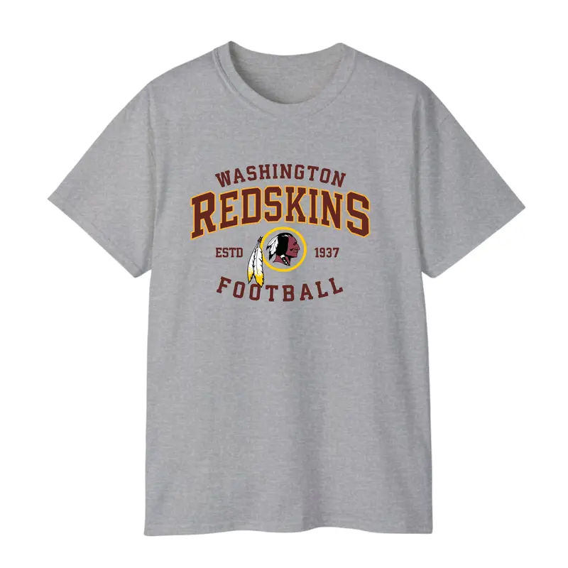 Washington Redskins ESTD 1937 T-Shirt, Vintage Football Established Tee, Retro Team History Shirt, Classic Washington Fan Tee, Sportswear Streetwear Top for Men & Women