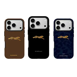 Cheetah Leopard Phone Case Glossy Animal DesignSuitable for iPhone 17-11 Pro Max/Plus and  Samsung Galaxy S23-25