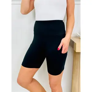 MOCO Exclusive Black Biker Shorts