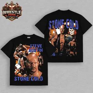 Stone Cold - Steve Austin Premium Cotton T-Shirt, The Texas Rattlesnake Shirt, The Bionic Redneck shirt, Austin 3:16 Fans Shirt, WWE Wrestling Graphic Tee for Fans, gift for WWE fans, Gift for Boyfriends
