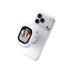 Wireless Magnetic Phone Screen Projector for iPhone & Android, Auto Mirror Selfie Photography, Stream Media Easily, Ideal for Multimedia Use