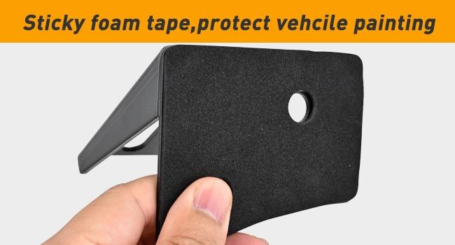 Nilight - 90026B 2PCS Jeep JK A-Pillar Windshield Hinge Mounting Brackets for Offroad LED Fog Light Halogen Work Light for 2007-2017 Jeep Wrangler JK,2 years Warranty,Black