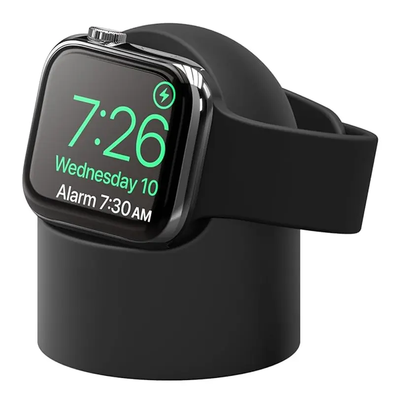 Apple Iwatch Stand Holder, Silicone Material, Desktop Watch Base, Smart Watch Mount, Stable Design, Perfect for Smartwatch Accessories