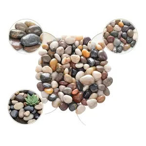 River Rocks Decorative River Pebbles Garden Landscape Stone Home Decoration Gravel Fill Material Flower Bed Fish Tank Plant Vase Succulent