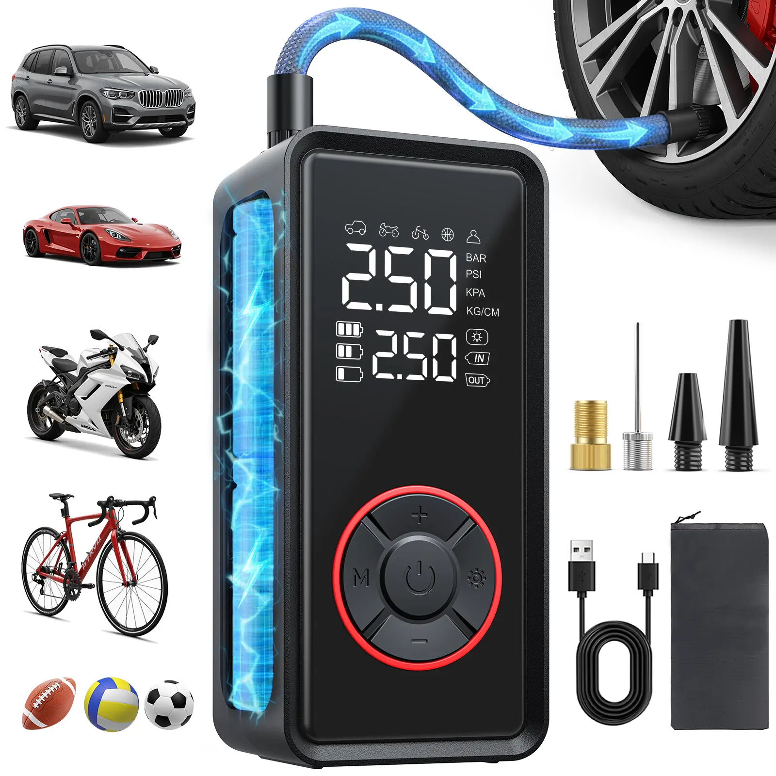 Wireless Tire inflator 017