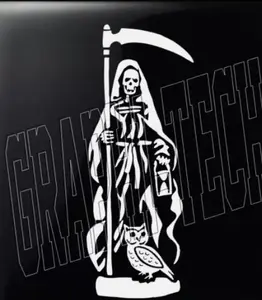 Santa Muerte Sticker Calcomania Decal