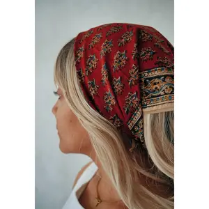 Artichoke Heart - Kalamkari Cotton Bandana