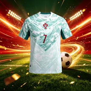 2026 Portugal 7# Cristiano Ronaldo Short And Long Sleeve Soccer Jersey Fans Version Breathable