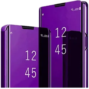 Luxury Smart Case For Samsung Galaxy S25 S24 S23 S22 S21 Ultra S20 S10 S9 Plus S23 FE 5G Mirror Leather Smart Flip Suppor Cover