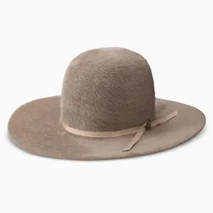 Resistol Kodiak 8X Stone Grizzly Felt Hat 6" Open Crown
