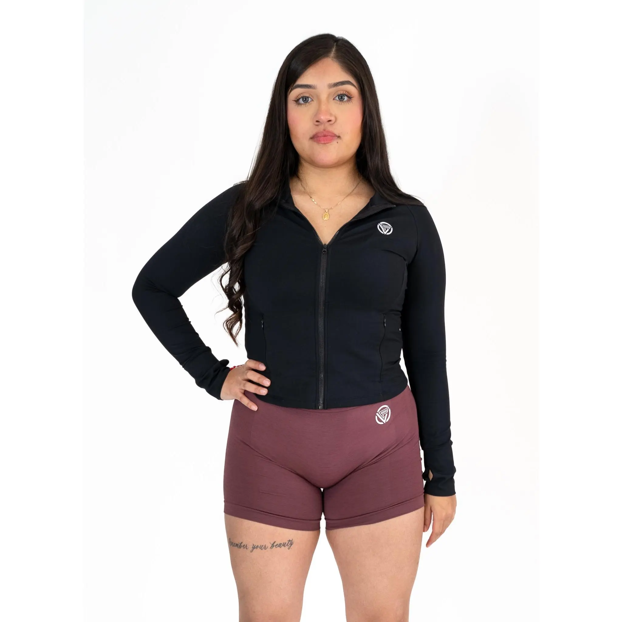 Zip Up Compressive Jacket