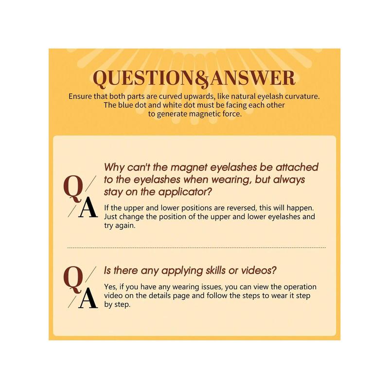 2 Pairs Magnetic Eyelashes Natural Look, 2 Pairs Reusable Magnetic Eyelashes With Applicator, No Glue Needed Magnetic Eyelashes Magnetic Lashes Kit, Easy To Wear And Remove