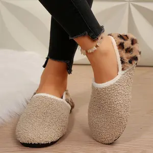 Women's Plush Fleece Slippers Non-Slip Sole Soft Fleece Lined House Indoor Outdoor Shoes