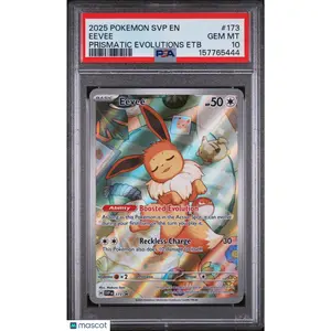 2025 Pokemon SVP EN-SV Black Star Promo Eevee PSA 10 #173