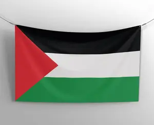 Palestine Banner | Printed Palestine Flag Banner | Free Palestine Banner | Premium Scrim Vinyl Banner |