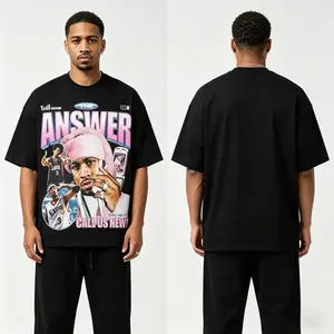 Allen Iverson The Answer Vintage Hip-Hop Oversized T-Shirt