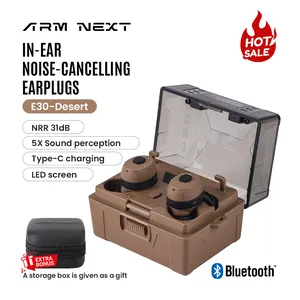 ARM NEXT Totems Two Design Electronic Earplugs Shooting Hunting Earbuds with Noise Reduction Mode and Durable Design for Outdoor Activities