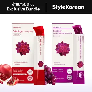 [FOODOLOGY] Cutting & Bowl Movement Jelly Sticks Duo Set for Daily Gut Wellness, Dietary Fiber Supplement